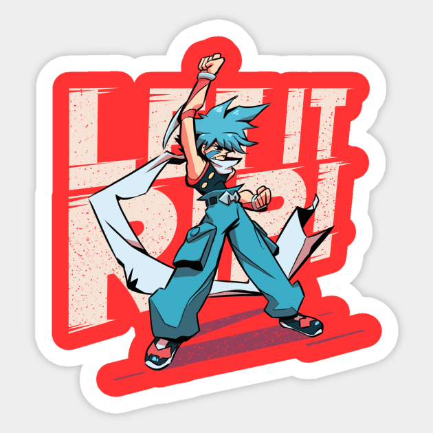 Kai Hiwatari - letting it rip! Sticker by sythelum